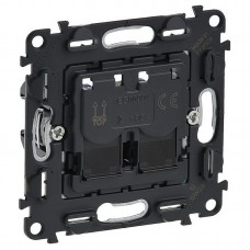 Legrand Valena Мех IN'MATIC Розетка 2-ая комп, RJ45, кат.6А UTP 753045