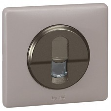 Legrand Celiane Графит Накладка розетки RJ-45 64935