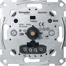 SE Merten Механизм Светорегулятора поворотного 20-630Вт для л/н и эл тр-ровMTN5137-0000