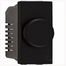 ABB NIE Zenit Антрацит Механизм электронного поворотного светорегулятора 500 Вт, 1-модульный N2160.E AN