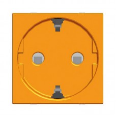 ABB NIE Zenit Оранжевый Розетка с/з с защитными шторками N2288 NA