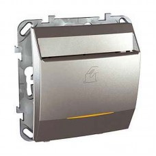SE Unica Алюминий Выключатель карточный c задержкой отключения MGU5.540.30ZD