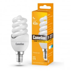 Лампа энергосберегающая КЛЛ Camelion LH 9w E14  2700K AS(mini)