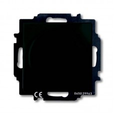 ABB BJB Basic 55 Шато (чёрн) Светорегулятор поворотно-нажимной 60-400 Вт для л/н 6515-0-0846 (2251 UCGL-95)