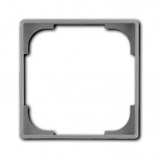 ABB BJB Basic 55 Серебристый металлик Вставка декоративная в рамку 1726-0-0223 (2516-902)