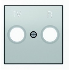 ABB SKY Серебристый алюминий Накладка для TV-R розетки 2CLA855000A1301 (8550 PL)