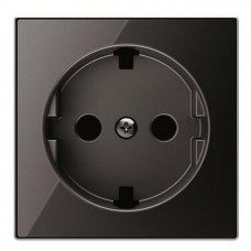 ABB SKY Стекло чёрное Накладка для розетки SCHUKO с плоской поверхностью 2CLA858890A2501 (8588.9 CN)