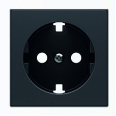 ABB SKY Чёрный бархат Накладка для розетки SCHUKO с плоской поверхностью 2CLA858890A1501 (8588.9 NS)